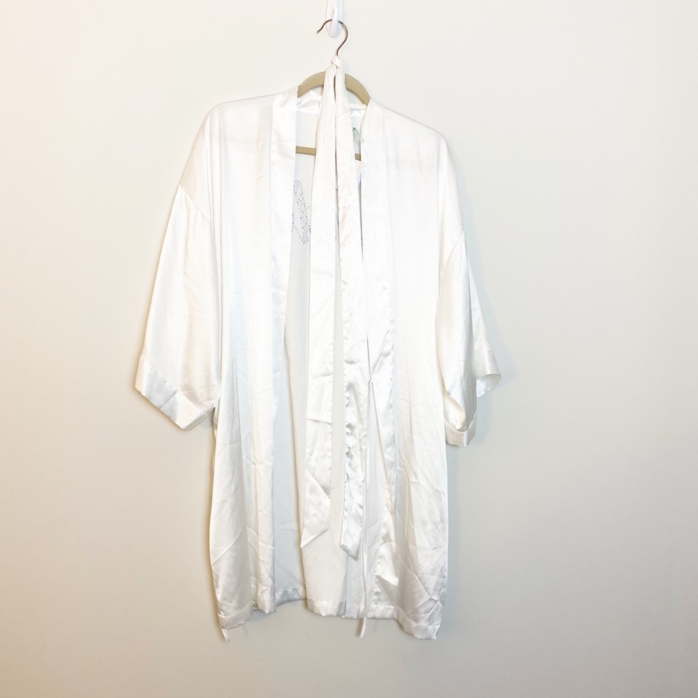 Victoria Secret I Do Bride White Wedding Robe - Picture 7 of 8